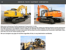 Tablet Screenshot of ampacequipment.com